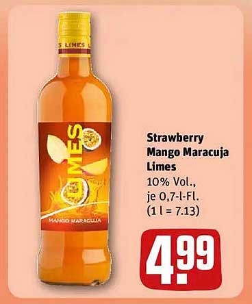 Strawberry Mango Maracuja Limes 10% Vol.