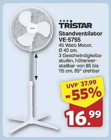 TRISTAR Standventilator VE-5755