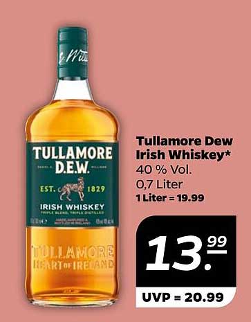 Tullamore Dew Irish Whiskey 0,7 Liter