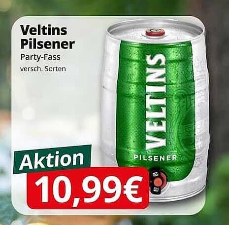 Veltins Pilsener Party-Fass - verschiedene Sorten