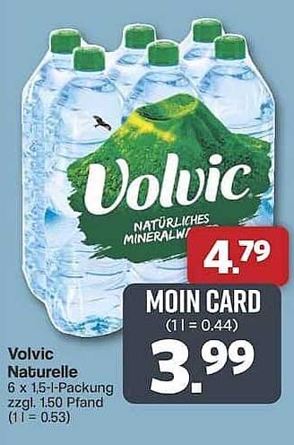 Volvic Natürliche Mineralwasser 6 x 1,5 l