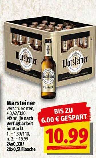 Warsteiner Sortiment – Pilsener Genuss pur!