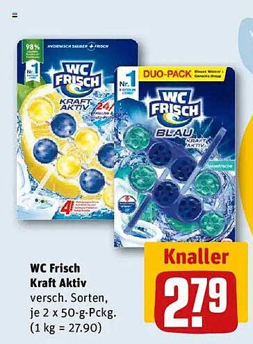 WC Frisch Kraft Aktiv Duo-Pack, 2 x 50 g