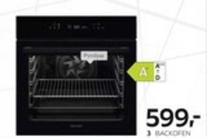 XXXLutz Backofen mit 3 Funktionen – Energieeffizienzklasse A