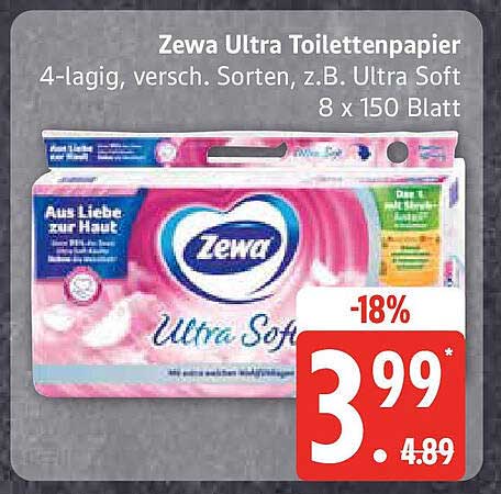 Zewa Ultra Toilettenpapier