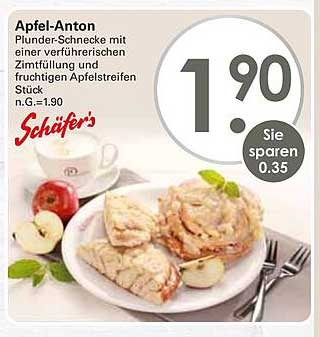 Apfel-Anton – Plunder-Schnecke mit fruchtiger Apfelfüllung