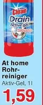 At home Rohrreiniger Aktiv-Gel, 1 l