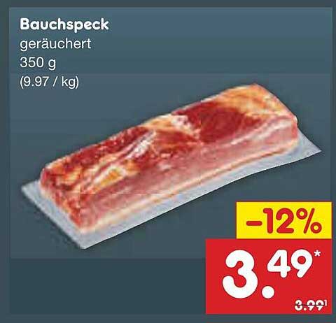 Bauchspeck geräuchert 350 g