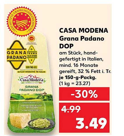 CASA MODENA Grana Padano DOP