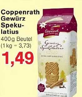 Coppenrath Gewürz Spekulatius 400g Beutel
