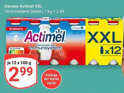 Danone Actimel XXL - Verschiedene Sorten