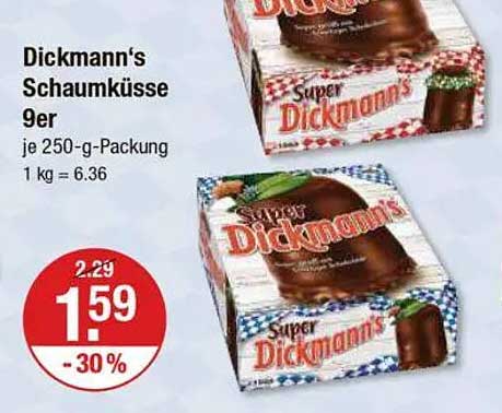 Dickmann's Schaumküße 9er Packung