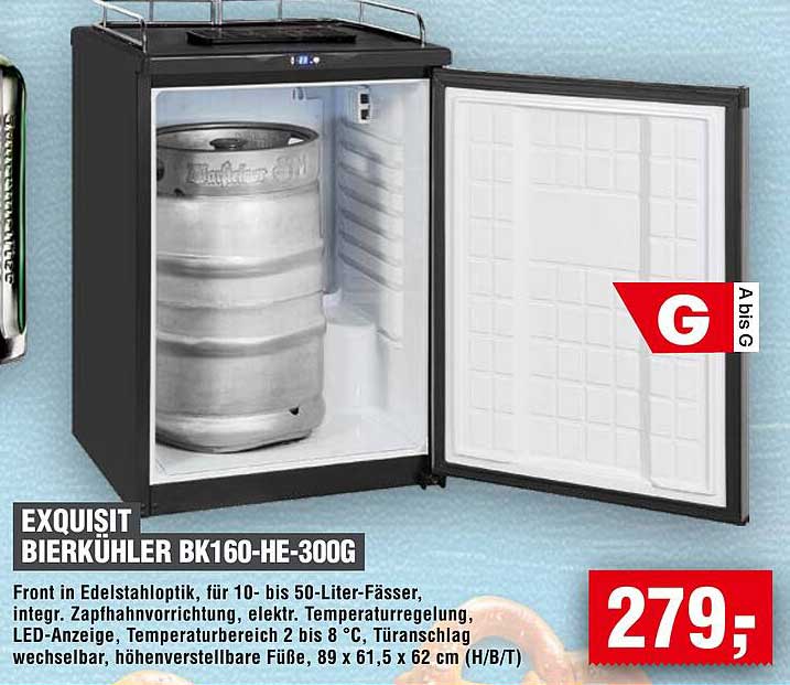 EXQUISIT BIERKÜHLER BK160-HE-300G