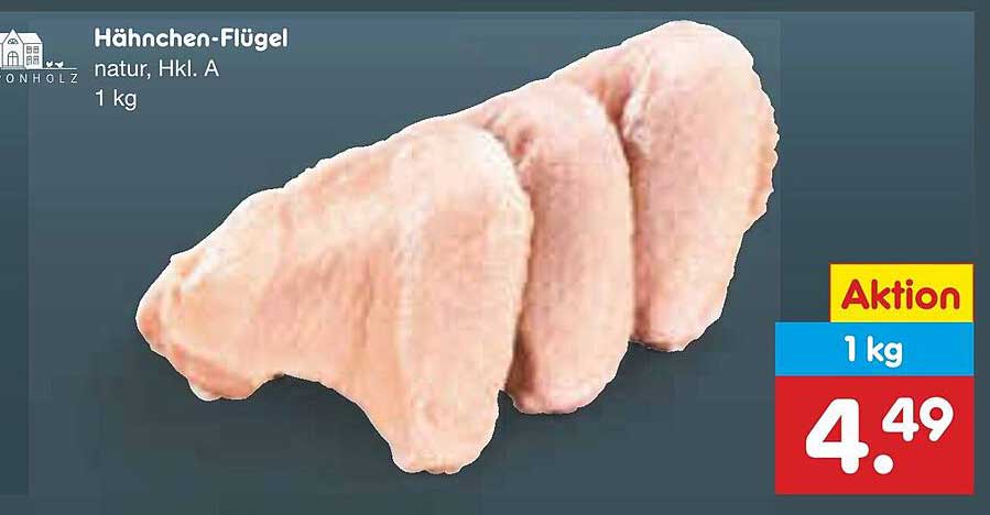 Hähnchen-Flügel natur, Hkl. A - 1 kg