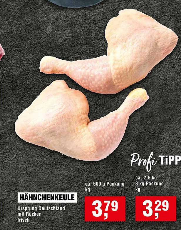 Hähnchenkeulen – frisch aus Deutschland