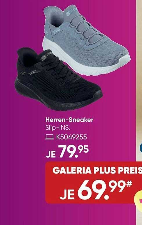 Herren-Sneaker Slip-INS