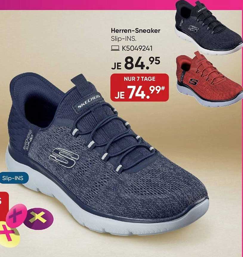 Herren-Sneaker Slip-INS