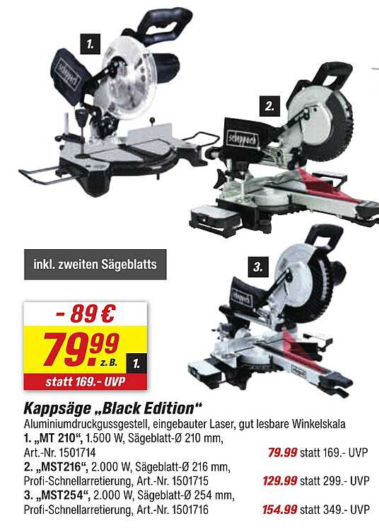 Kappsäge „Black Edition“