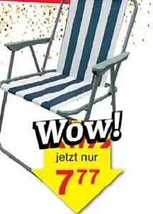 Klappstuhl Stripes - Komfort für jeden Anlass
