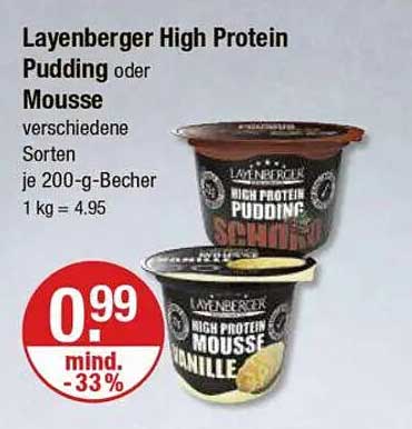 Layenberger High Protein Pudding oder Mousse