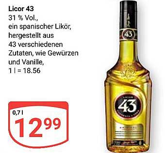 Licor 43 - Spanischer Likör mit unverwechselbarem Geschmack