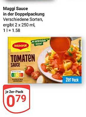 Maggi Sauce in der Doppelpackung - Verschiedene Sorten