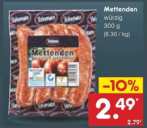 Mettenden würzig 300 g