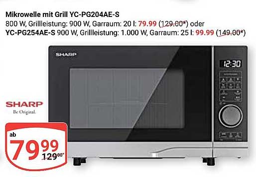 Mikrowelle mit Grill YC-PG204AE-S