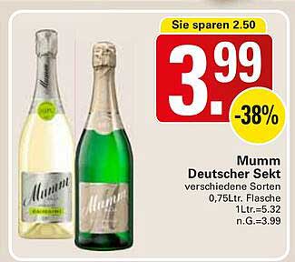 Mumm Deutscher Sekt 0,75 L