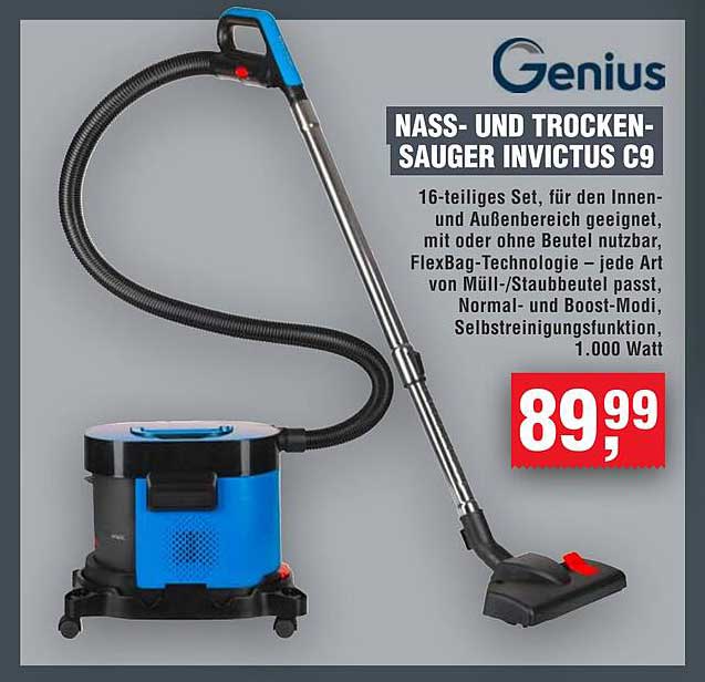 Nass- und Trockensauger Invictus C9