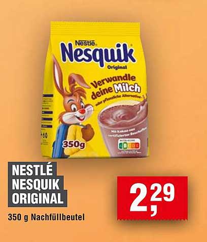 NESTLÉ NESQUIK ORIGINAL 350 g Nachfüllbeutel