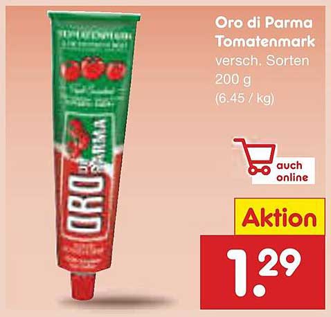 Oro di Parma Tomatenmark, versch. Sorten 200 g