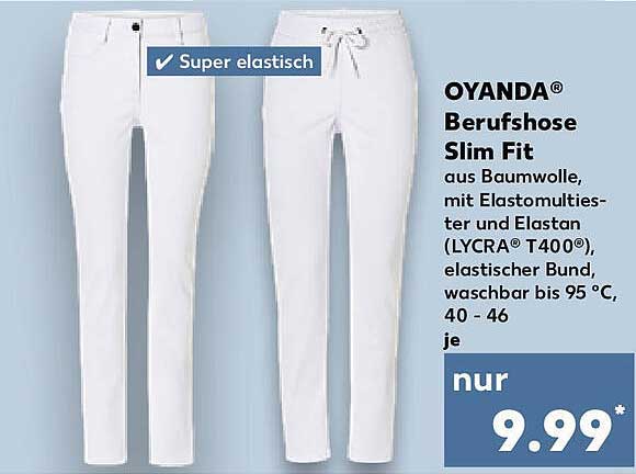 OYANDA® Berufshose Slim Fit