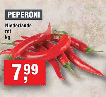 PEPERONI Niederlande rot kg