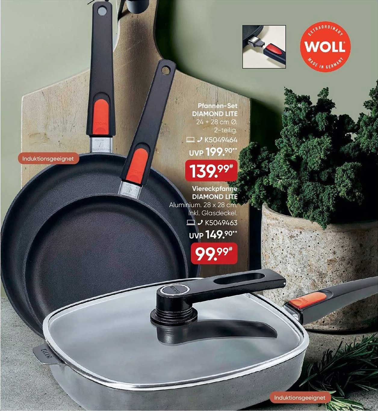 Pfannen-Set DIAMOND LITE 24 + 28 cm, 2-teilig