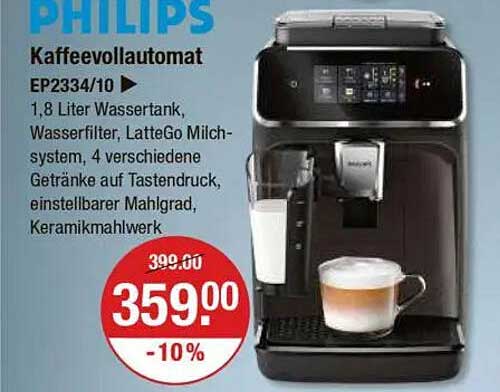 PHILIPS Kaffeevollautomat EP2334/10