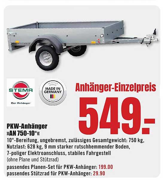 PKW-Anhänger »AN 750-10«