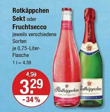 Rotkäppchen Sekt oder Fruchtsecco 0,75-Liter-Flasche