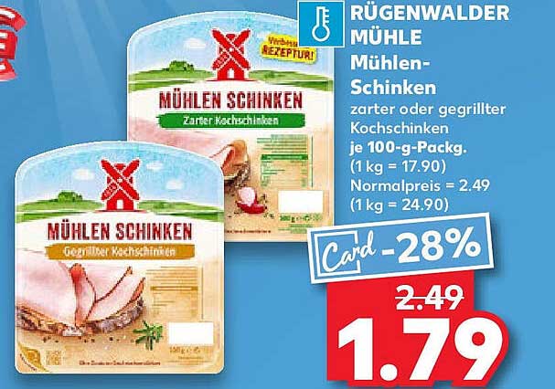 Rügenwalder Mühle Mühlen-Schinken