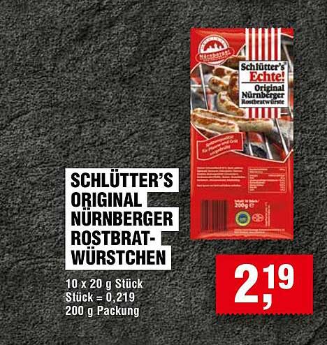 Schlütter's Original Nürnberger Rostbratwürstchen