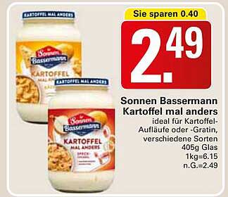 Sonnen Bassermann Kartoffel mal anders 405g Glas