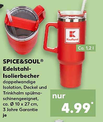 SPICE&Soul® Edelstahl-Isolierbecher