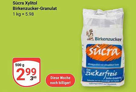 Sücra Xylitol Birkenzucker-Granulat 500 g