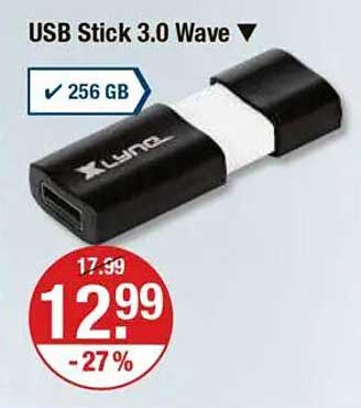 USB Stick 3.0 Wave 256 GB
