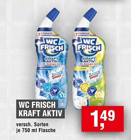 WC FRISCH KRAFT AKTIV - WC Reiniger Gel