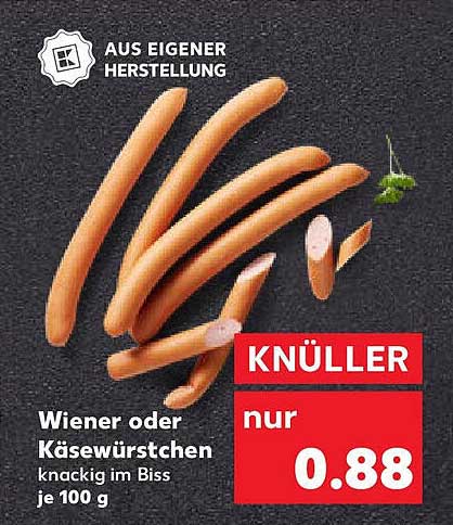 Wiener oder Käsewürstchen – knuspriger Genuss aus eigener Herstellung