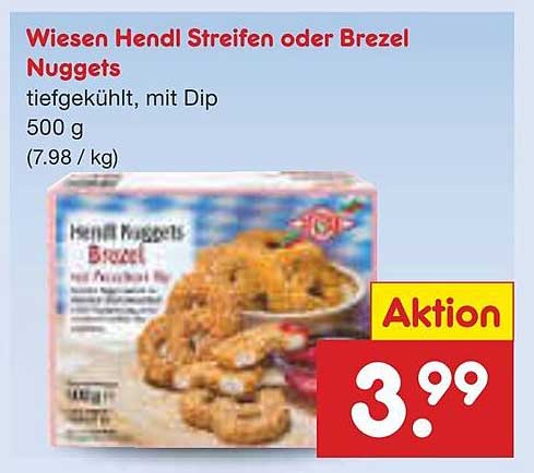 Wiesen Hendln Streifen oder Brezel Nuggets