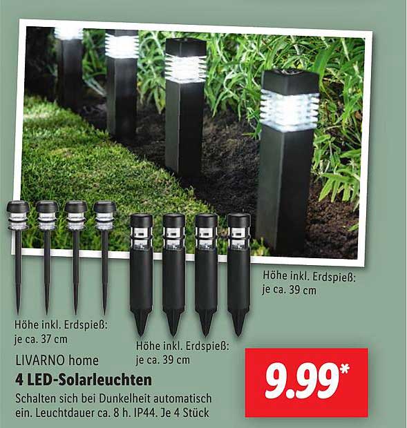 Erstaunlich Lidl Solarleuchten Prospekt Bilder