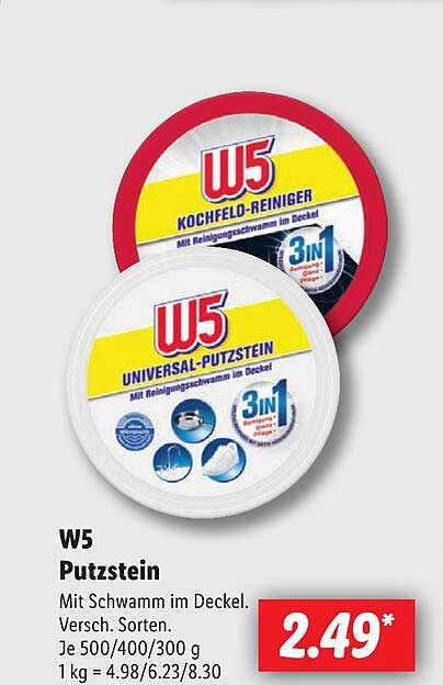 W5 Universalt-Putzstein