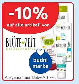 -10% auf alle Artikel von BLÜTE-ZEIT